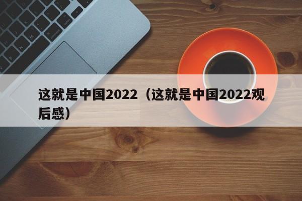 这就是中国2022（这就是中国2022观后感）